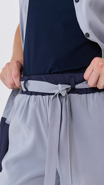 Фото bruki-zenskie-s-manzetami-serye-3 товару Брюки жіночі з манжетами сірі0