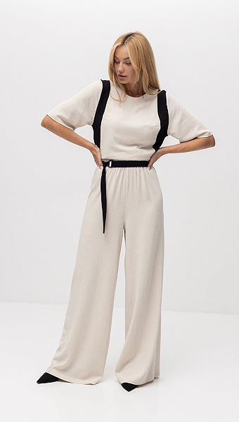 Фото bruki-zenskie-s-poasom-len-04 товару Штани жіночі з поясом льон0 Фото bruki-zenskie-s-poasom-len-04 товару Штани жіночі з поясом льон0