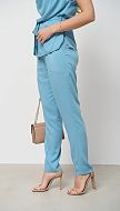 Фото bruki-zenskie-s-rezinkoj-na-poase-biruza-03 товару Брюки жіночі з резинкою на поясі бірюза0