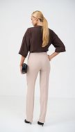 Фото bruki-zenskie-s-vysokoj-posadkoj-bezevye-05 товара Брюки женские с высокой посадкой бежевые0
