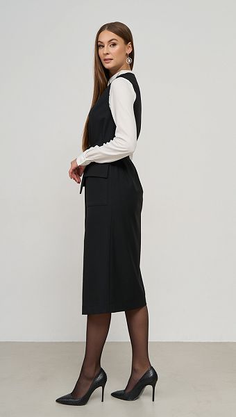 Фото carafan-zenskij-s-nakladnymi-karmanami-cernyj-05 товара Cарафан женский с накладными карманами черный0 Фото carafan-zenskij-s-nakladnymi-karmanami-cernyj-05 товара Cарафан женский с накладными карманами черный0