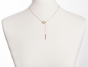 Фото cepocka-s-kvadratnym-kulonom-01 товару Ланцюжок з квадратним кулоном