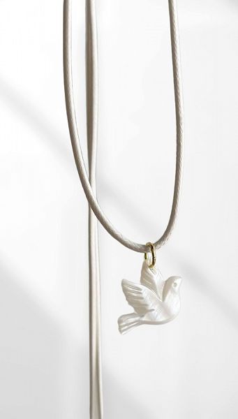 Фото coker-s-kulonom-golub-01 товара Чокер с кулоном 