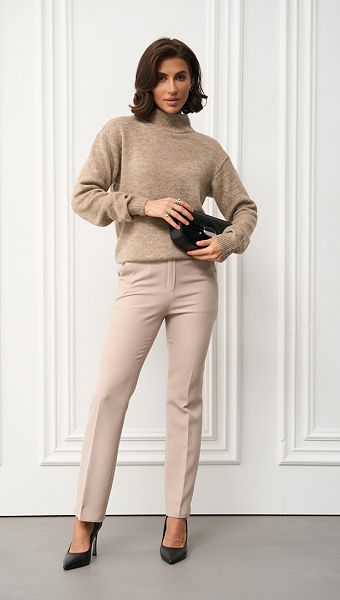 Фото dzemper-trikotaznyj-bazovyj-svetlo-koricnevyj-03 товару Джемпер трикотажний базовий світло-коричневий0 Фото dzemper-trikotaznyj-bazovyj-svetlo-koricnevyj-03 товару Джемпер трикотажний базовий світло-коричневий0