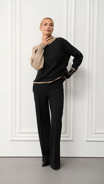 Фото dzemper-trikotaznyj-iz-sersti-kombinirovannyj-03 товару Джемпер трикотажний з вовни комбінований0 Фото dzemper-trikotaznyj-iz-sersti-kombinirovannyj-03 товару Джемпер трикотажний з вовни комбінований0