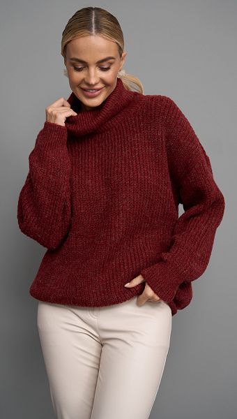 Фото dzemper-trikotaznyj-oversajz-marsalovyj-2 товару Джемпер трикотажний оверсайз марсаловий0 Фото dzemper-trikotaznyj-oversajz-marsalovyj-2 товару Джемпер трикотажний оверсайз марсаловий0