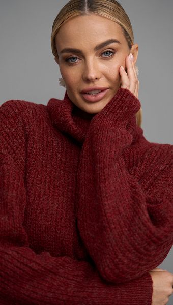 Фото dzemper-trikotaznyj-oversajz-marsalovyj-4 товару Джемпер трикотажний оверсайз марсаловий0 Фото dzemper-trikotaznyj-oversajz-marsalovyj-4 товару Джемпер трикотажний оверсайз марсаловий0