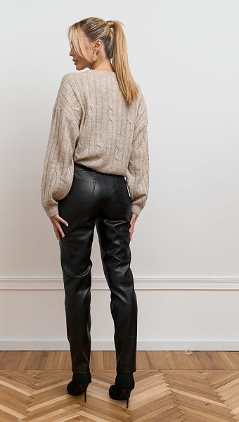 Фото dzemper-trikotaznyj-s-uzorom-bezevyj-04 товару Джемпер трикотажний з візерунком бежевий0