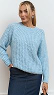 Фото dzemper-zenskij-trikotaznyj-goluboj-02 товару Джемпер жіночий трикотажний блакитний0