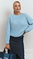 Фото dzemper-zenskij-trikotaznyj-goluboj-04 товара Джемпер женский трикотажный голубой0 Фото dzemper-zenskij-trikotaznyj-goluboj-04 товара Джемпер женский трикотажный голубой0
