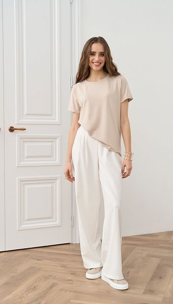 Фото futbolka-bazovaa-bez-01 товару Футболка базова беж