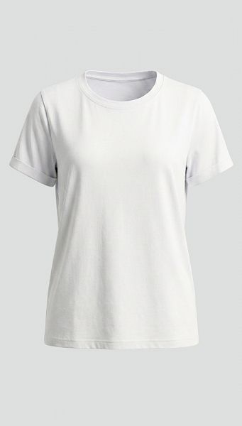 Фото futbolka-zenskaa-bazovaa-molocnaa-01 товара Футболка женская базовая молочная