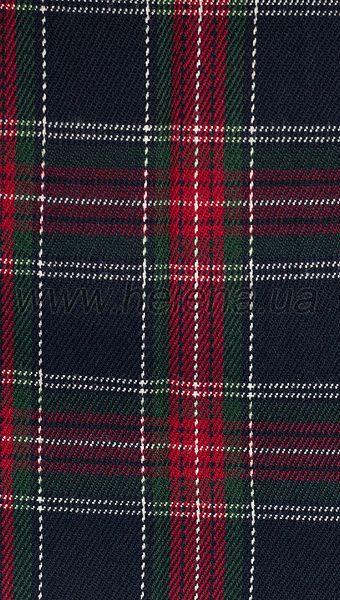 Фото 982-12 товару Краватка метелик синьо-червона клітинка1