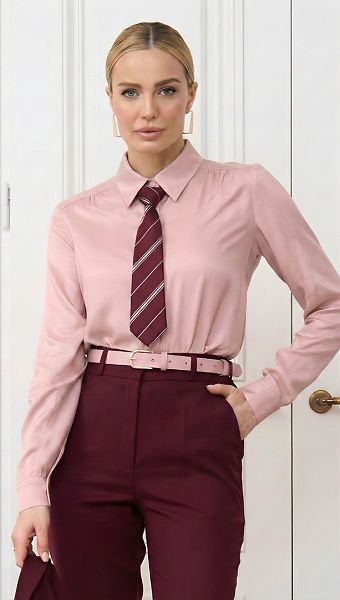 Фото galstuk-zenskij-bordovyj-v-polosku-01 товару Краватка жіноча бордова в смужку0 Фото galstuk-zenskij-bordovyj-v-polosku-01 товару Краватка жіноча бордова в смужку0