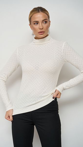 Фото golf-klassiceskij-molocnyj-s-uzorom-02 товара Гольф классический молочный с узором0