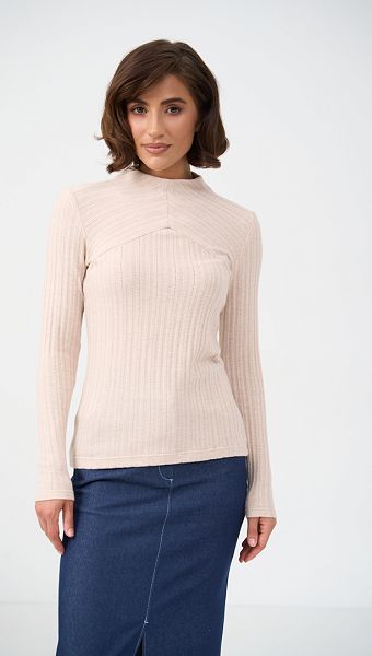 Фото golf-trikotaznyj-pudrovyj-06 товару Гольф трикотажний пудровий0