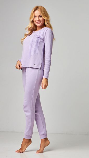 Фото kostum-domasnij-zenskij-sirenevyj-01 товара Костюм домашний женский сиреневый