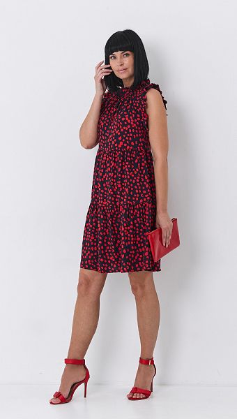 Фото letnij-sarafan-v-goroh-s-rusami-4 товару Літній сарафан в горох з рюшами0 Фото letnij-sarafan-v-goroh-s-rusami-4 товару Літній сарафан в горох з рюшами0