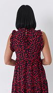 Фото letnij-sarafan-v-goroh-s-rusami-5 товара Летний сарафан в горох с рюшами0