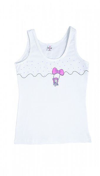 Фото 1035671 товару Майка дитяча 4444 біл28(Бе