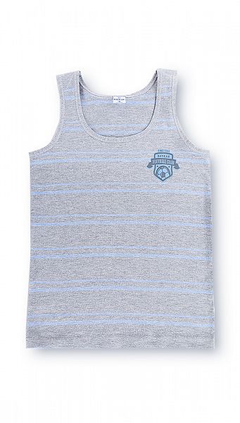 Фото majka-ditaca-2150-sir-1 товара Майка детская серая