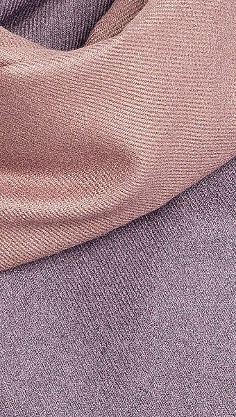 Фото palantin-dvuhstoronnij-latte-kakao-02 товару Палантин двосторонній лате какао