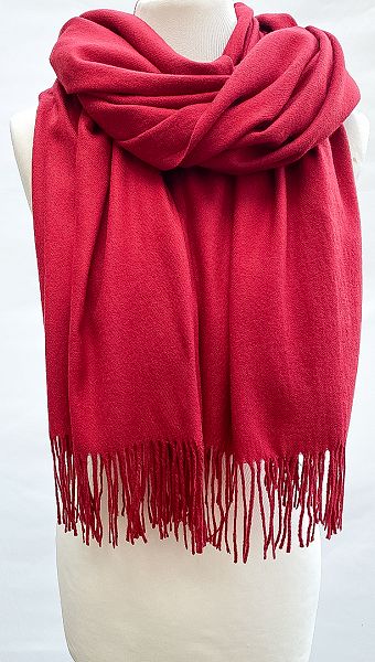 Фото palantin-odnotonnyj-bordovyj-01 товару Палантин Однотонний бордовий