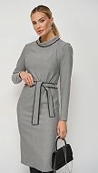 Фото plate---futlar-seroe-01 товару Сукня - футляр сіра0