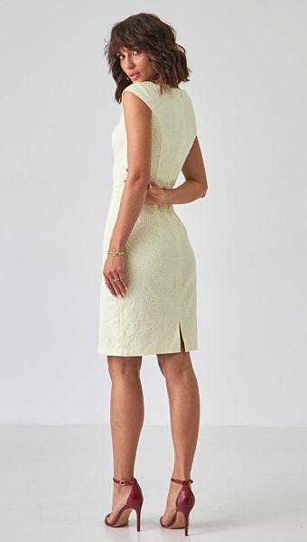 Фото plate---futlar-zeltoe-03 товара Платье - футляр жёлтое0