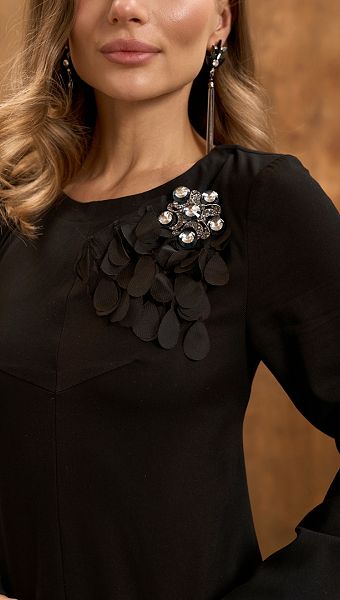 Фото plate-bazovoe-cernoe-06 товару Сукня базова чорна0