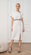 Фото plate-iz-hlopka-v-polosku-01 товару Сукня з бавовни в смужку0