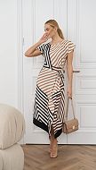 Фото plate-letnee-asimmetricnoe-v-polosku-02 товару Сукня літня асиметрична в смужку0