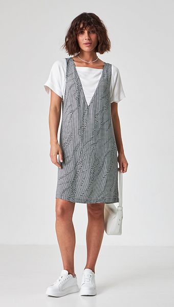 Фото plate-letnee-v-gusinuu-lapku-02 товару Плаття літнє в гусячу лапку0