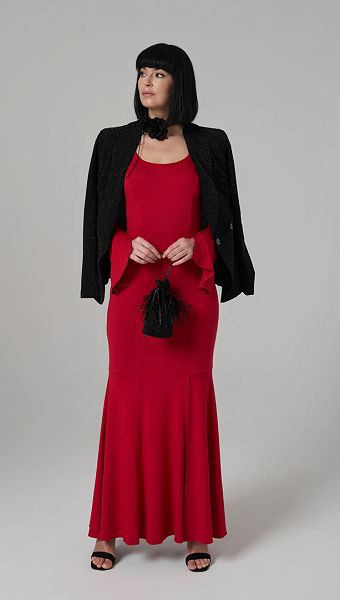 Фото plate-maksi-krasnoe-02 товару Сукня максі червона0