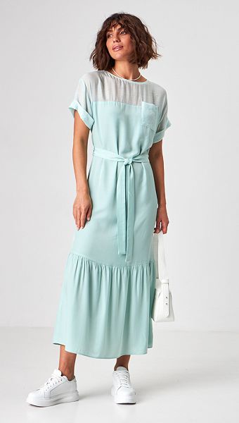 Фото plate-maksi-matnogo-cveta-03 товара Платье макси мятного цвета0