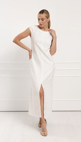 Фото plate-maksi-s-razrezom-molocnoe-04 товара Платье макси с разрезом молочное Фото plate-maksi-s-razrezom-molocnoe-04 товара Платье макси с разрезом молочное