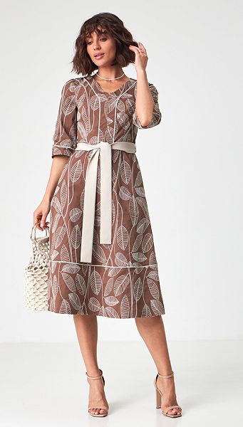 Фото plate-midi-s-vysivkoj-01 товара Платье миди с вышивкой