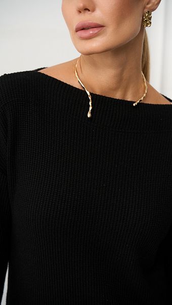 Фото plate-midi-trikotaznoe-cernoe-03 товару Сукня міді трикотажна чорна0 Фото plate-midi-trikotaznoe-cernoe-03 товару Сукня міді трикотажна чорна0