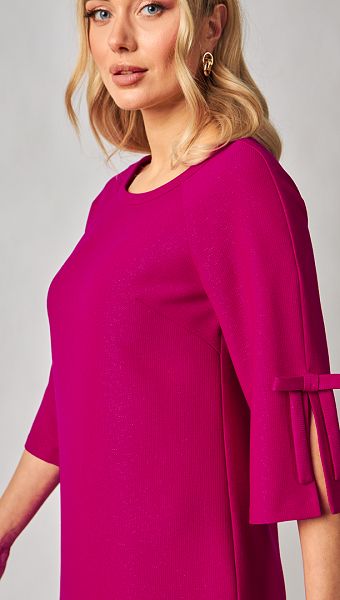 Фото plate-mini-cveta-fuksia-07 товару Сукня міні кольору фуксія0