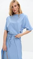 Фото plate-na-zavazkah-goluboe-02 товара Платье на завязках голубое0