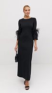 Фото plate-prazdnicnoe-maksi-cernoe-05 товару Сукня святкова максі чорна0