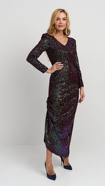 Фото plate-prazdnicnoe-s-pajetkami-01 товару Сукня святкова з паєтками0