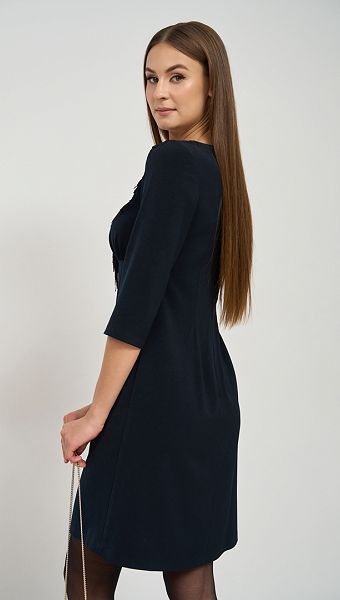 Фото plate-s-bahromoj-cernoe-03 товару Сукня з бахромою чорна0