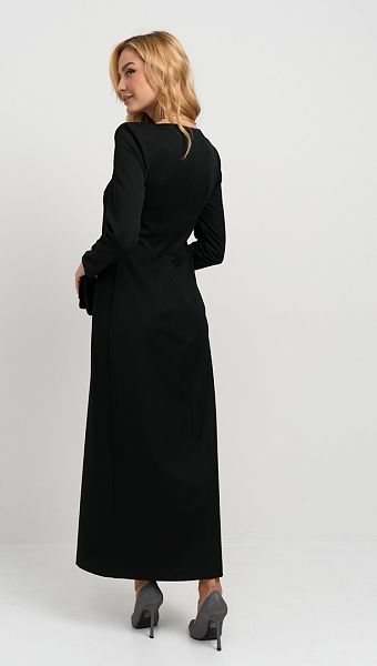 Фото plate-s-razrezom-maksi-cernoe-03 товару Сукня з розрізом максі чорна0 Фото plate-s-razrezom-maksi-cernoe-03 товару Сукня з розрізом максі чорна0