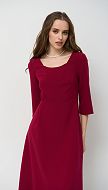 Фото plate-trapecia-malinovoe-02 товару Сукня трапеція малинова0