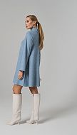 Фото plate-trapecia-trikotaznoe-goluboj-melanz-03 товару Сукня трапеція трикотажна блакитний меланж0