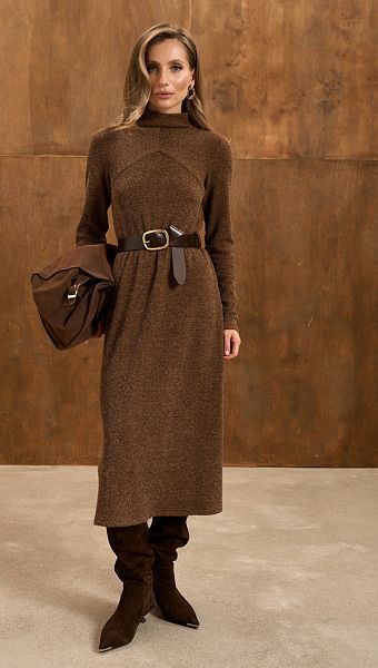 Фото plate-trikotaznoe-koricnevyj-melanz-04 товара Платье трикотажное коричневый меланж0 Фото plate-trikotaznoe-koricnevyj-melanz-04 товара Платье трикотажное коричневый меланж0