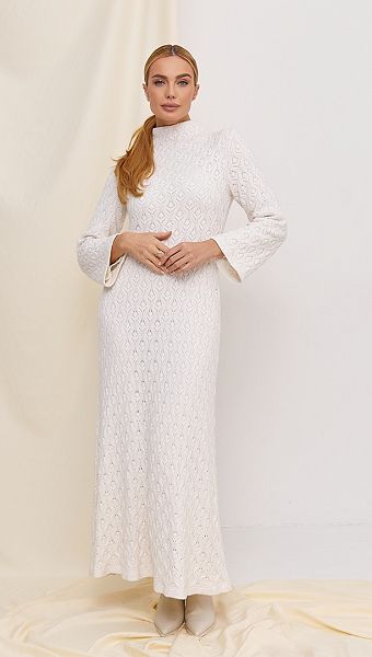 Фото plate-trikotaznoe-maksi-azur-02 товару Сукня трикотажна максі ажур0