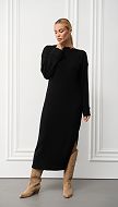 Фото plate-trikotaznoe-s-razrezom-midi-cernoe-04 товару Сукня трикотажна з розрізом міді чорна0 Фото plate-trikotaznoe-s-razrezom-midi-cernoe-04 товару Сукня трикотажна з розрізом міді чорна0