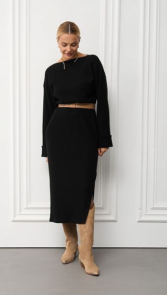 Фото plate-trikotaznoe-s-razrezom-midi-cernoe-05 товару Сукня трикотажна з розрізом міді чорна0 Фото plate-trikotaznoe-s-razrezom-midi-cernoe-05 товару Сукня трикотажна з розрізом міді чорна0